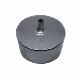 Конденсатосборник для дымохода из нержавейки одностенный Ø 100 мм толщина стенки 0.5 мм сталь AISI304