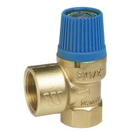 Клапан запобіжний скидний для водопостачання WATTS SVW 1/2"x3/4" 6 бар