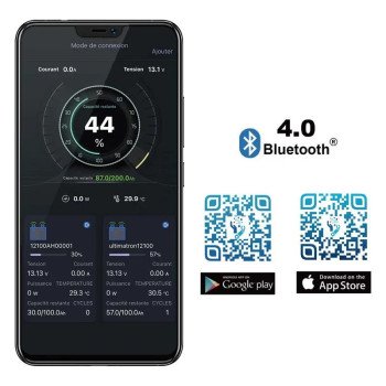 Аккумулятор литий-железо-фосфатный LiFePO4 Ultimatron UBL-12-100 12,8 В 100 А-ч Smart BMS с Bluetooth