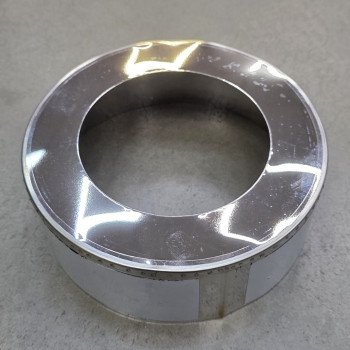 Заглушка защитная для термоизолированной трубы нержавеющая Ø450/520 мм толщина стенки 0,5 мм сталь AISI304