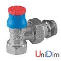 Кутовий термостатичний клапан для радіатора 1x1 GIACOMINI R401х035