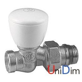 Клапан радиаторный ручной проходной 1/2x18 GIACOMINI R27X034