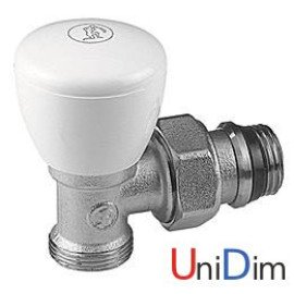 Клапан радіаторний ручний кутовий 1/2x16 GIACOMINI R25х033