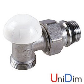 Клапан радіаторний кутовий відсічний 1/2"X18 GIACOMNI R29х034