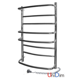 Рушникосушка електрична Navin Омега 530х800 нерж. з терморегулятором праве підключення Рушникосушка електрична Navin Омега 530х800 нерж. з терморегулятором праве підключення