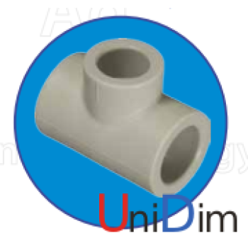 Тройник полипропиленовый редукционный ASG-plast 40x32x40