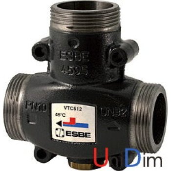 Термостатичний змішувальний клапан ESBE VTC 512-32-14 1½" 50˚С Термостатичний змішувальний клапан ESBE VTC 512-32-14 1½" 50˚С