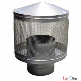 Іскрогасник (іскровловлювач) з нержавійки Ø 100 мм товщина стінки 0.5 мм сталь AISI 304