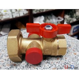 Клапан шаровой с выводом ½” для термометра Giacomni R287Y005