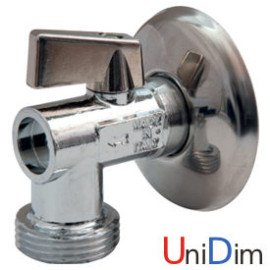 Кран шаровой для стиральной машины ½x¾ GIACOMINI R614X004