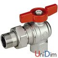 Кран шаровой угловой с американкой ¾" Giacomini R789Х005