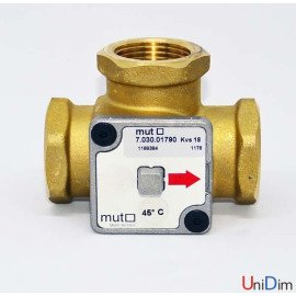 Трехходовой смесительный клапан MUT TM 3000-G 1" 45℃
