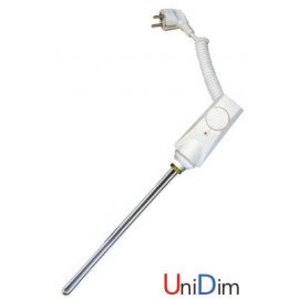 ТЭН с терморегулятором для полотенцесушителя HEATPOL 600 Вт