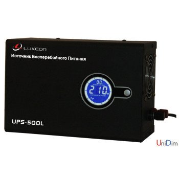 ИБП c правильной синусоидой  Luxeon UPS 500L