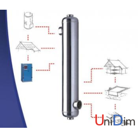 Кожухотрубний теплообмінник Secespol (HEXONIC) B1000 280 (м3) для басейнів