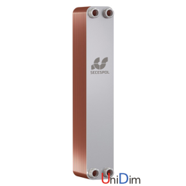 Пластинчастий паяний теплообмінник Secespol (HEXONIC) LA34-30-3/4