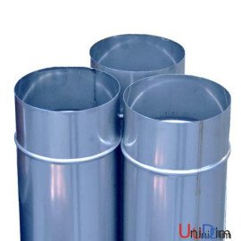 Труба вентиляційна з нержавіючої сталі одностінна Ø 260 товщина стінки 0.6 мм сталь AISI-316 довжина 1000 мм