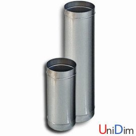 Труба димохідна з нержавіючої сталі одностінна Ø 100 товщина стінки 0.6 мм сталь AISI-316 довжина 250 мм