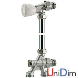 Група мікрометрична термостатична кутова для двотрубних систем Giacomini R438x036