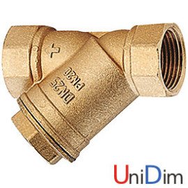 Фильтр сетчатый косой Giacomini R74AY003 1/2"