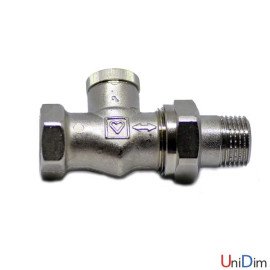 Вентиль запорный радиаторный прямой со скрытым приводом 1/2 Herz RL-1 1372341