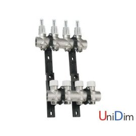 Коллектор латунный в сборе с расходомерами RBM Kit 7 vie "1-3/4" Коллектор латунный в сборе с расходомерами RBM Kit 7 vie "1-3/4"