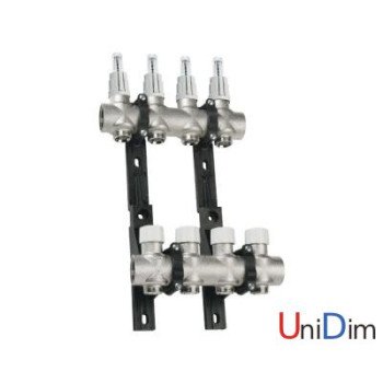 Коллектор латунный в сборе с расходомерами RBM Kit 3 vie "1-3/4" Коллектор латунный в сборе с расходомерами RBM Kit 3 vie "1-3/4"