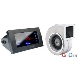 Комплект автоматики для твердотопливных котлов KG Elektronik CS-19 LED + вентилятор DP-02 Комплект автоматики для твердотопливных котлов KG Elektronik CS-19 LED + вентилятор DP-02