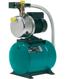 Насосна станція в зборі з поверхневим насосом.