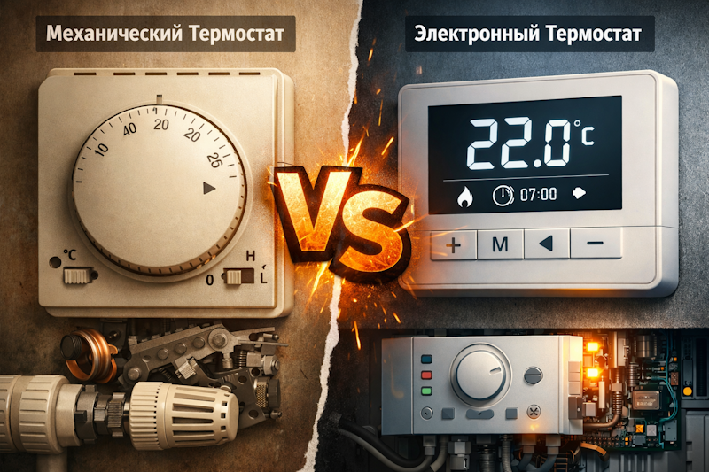 какой термостат для отопления выбрать