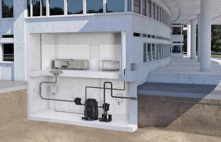 Канализационная станция Wilo-DrainLift SANI.
